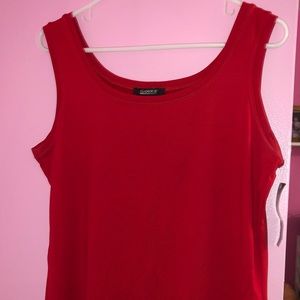 Red GLAMOUR tank top